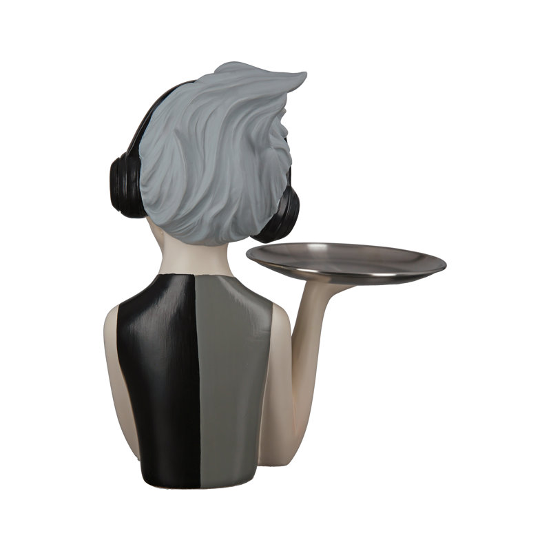 Esteves Girl with Headphones Figurine