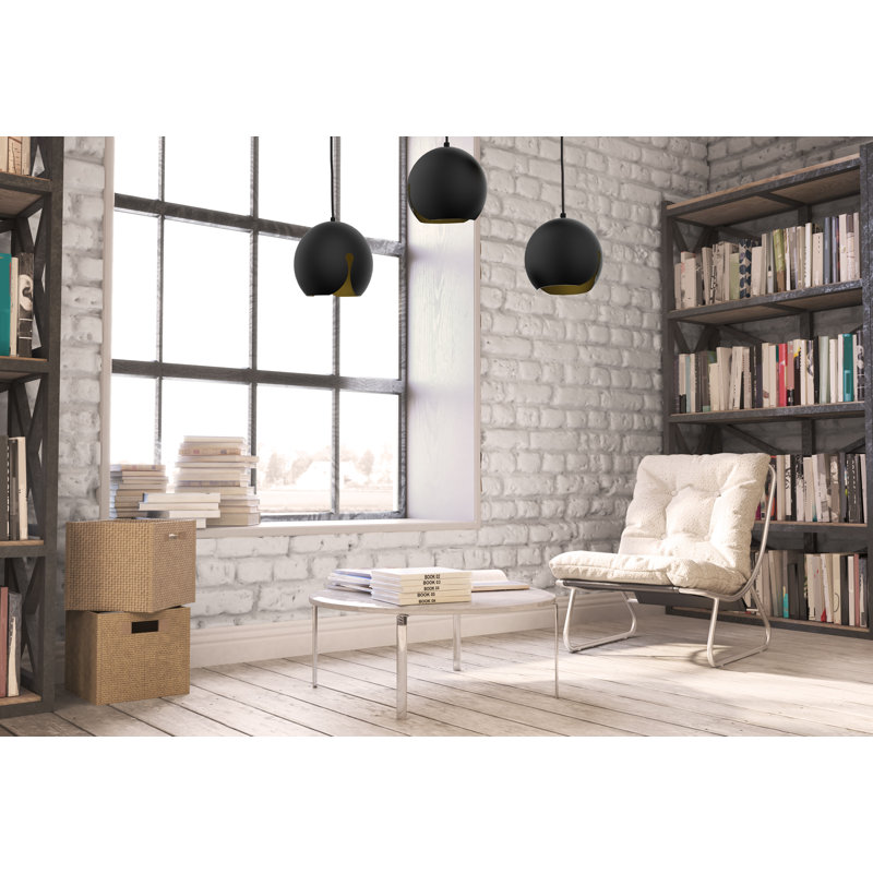 Berneita 3 - Light Kitchen Island Pendant, Black
