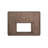 Latitude Run® 56.25 " W Brown Black Electric Fireplace