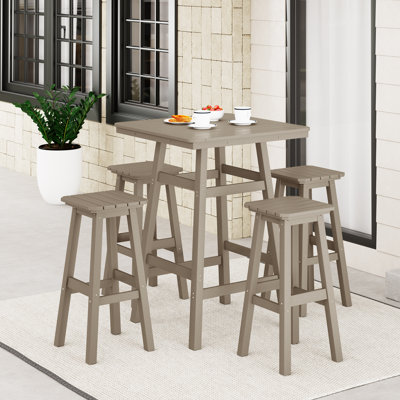 Laguna 5-Piece Square Bar Set