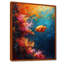 «Blue Orange Coral Marine Fish Life I» - décoration murale art corail-580413845-752323950