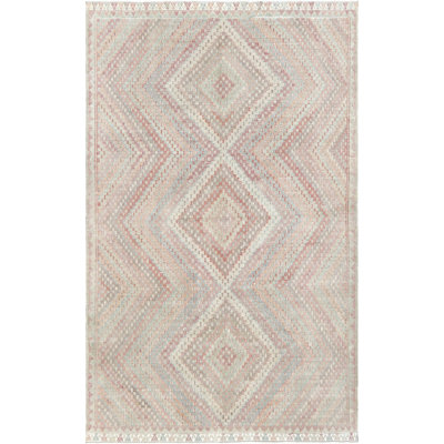 One-of-a-Kind 6'5" X 10'9" 1960s Wool Area Rug in