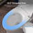 Deervalley One Piece Elongated Toilet, 1/1.28 GPF  Dual Flush Rimless Bowl White Toilet With  ADA Comfort Seat Height (Seat Included),MAP1000