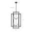 Lustre suspendu géométrique moderne de 18 lumières à 18 lumières, cadre en métal industriel, luminaire suspendu réglable pour le salon, la salle à manger-319351103