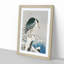A Heron in The Snow by Ohara Koson - Framed Print-87666165-87666167