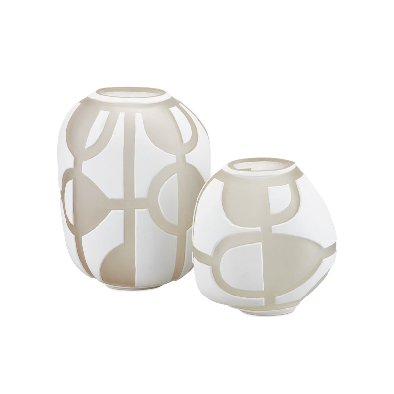 Ensemble de 2 vases Art Decortif