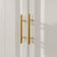 Armoire Elegent avec plateau supérieur et finition blanche