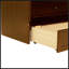 Grand lit escamotable en rotin grand format, lit escamotable convertible avec tiroir de rangement à roulettes, lit plateforme convertible en bois de pin massif, aucun sommier tapissier n'est nécessaire pour la chambre d'amis-1654812556