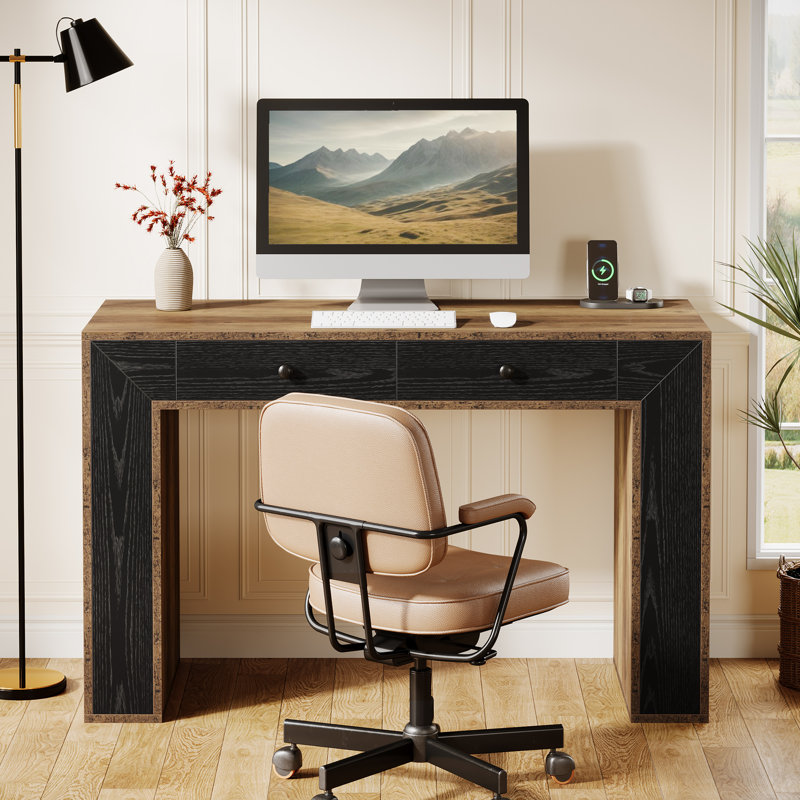 47.24'' Computer Desk With 2 Drawers