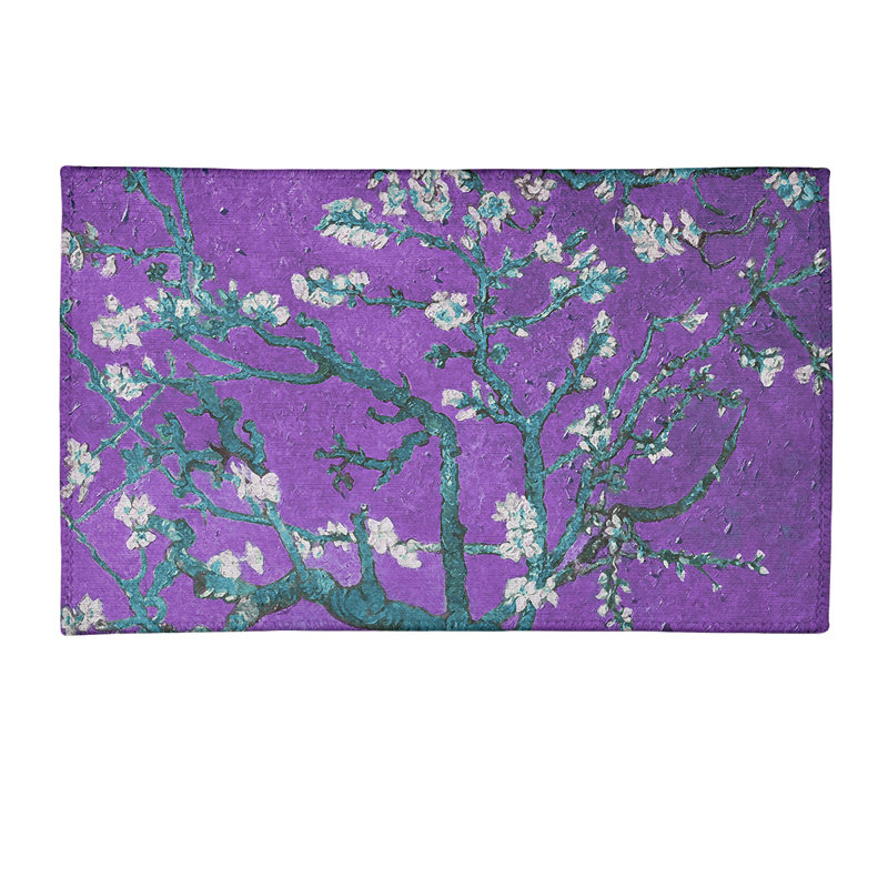 Chenille Floral Indoor Rug, Rectangle 3' x 5'