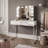 Begie Dressing Table with Mirror-195217940
