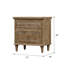 Table de chevet 2 tiroirs Taupe