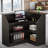 L-Shaped Manufactured Wood Reception Desk with Counter, Modern Retail Counter for Shop-977178697