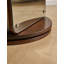 Miroir rotatif pleine grandeur avec portemanteau, miroir de rangement autoportant en bois massif pour le salon de la chambre à coucher