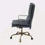 Chaise de bureau en cuir