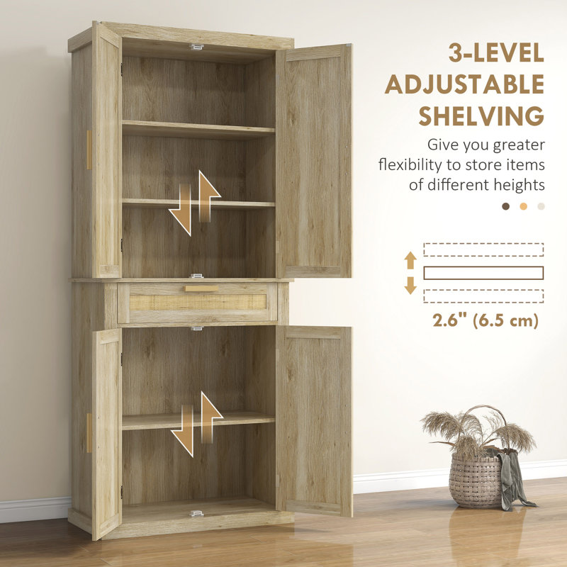 Armoire de cuisine Farmhouse avec 4 portes de grange