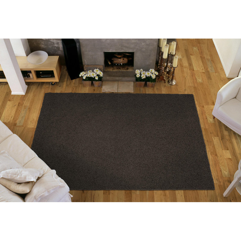 Tapis touffeté chocolat, Rectangle 7 pi 6 po x 9 pi 6 po