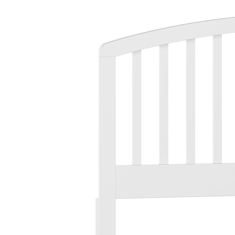 Brekke Solid Wood Headboard, Full/Queen, White