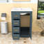 Meuble-lavabo compact de 24 pouces avec lavabo en céramique intégré et 3 tiroirs à fermeture en douceur-130183126