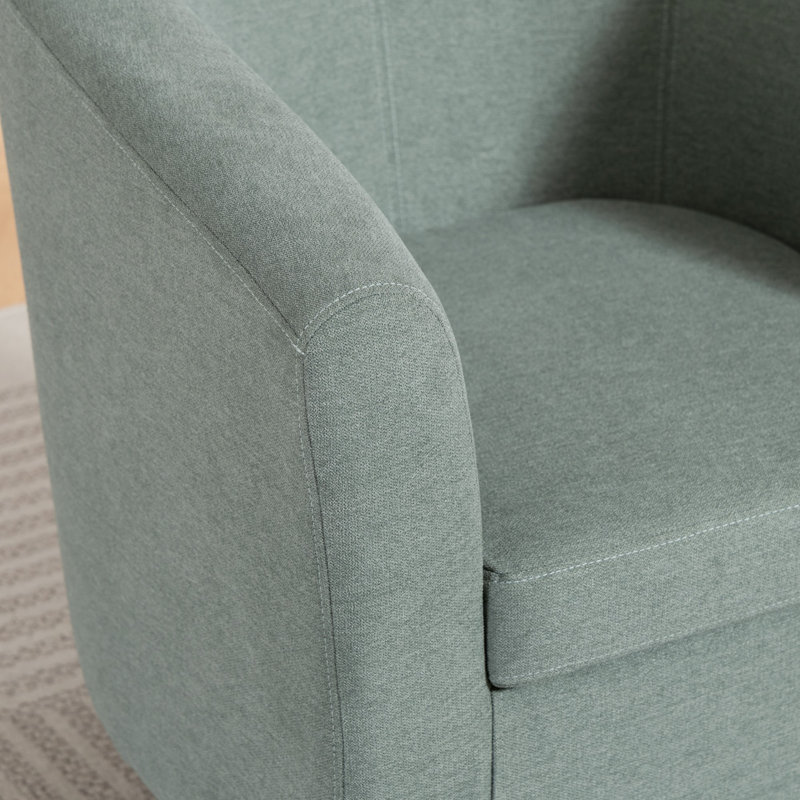 Upholstered Armchair, Duck Egg