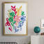 «Bold Brushstroke Blooms II», reproduction encadrée de qualité supérieure - prête à être accrochée-88288415-88288416