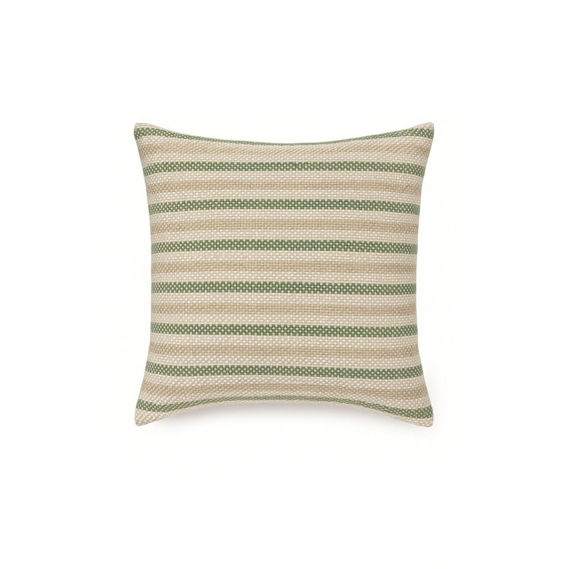 Outdoor Living Throw Pillow, Green, Square 24", Pillow Cover Only - No Insert