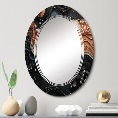 Kielle - Miroir mural moderne ovale