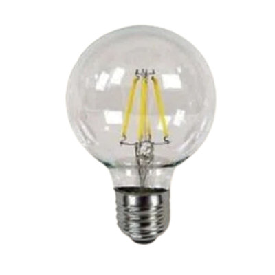 Clear LED Globe Bulbs, Dimmable (Cool White, 4W)