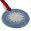 Festive Flower Ornament, Blue & White