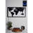 Decorative LED Wall Lighting with Built-in Hanging System, Blue Color, 27.9 x 15.7 inches | Durable Black MDF Board Base (0.1 inches Thick), 60 LEDs/m, 12V 1A DC Output, 375 cm Cord | 23.5 Watts, Stylish & Modern Decor
