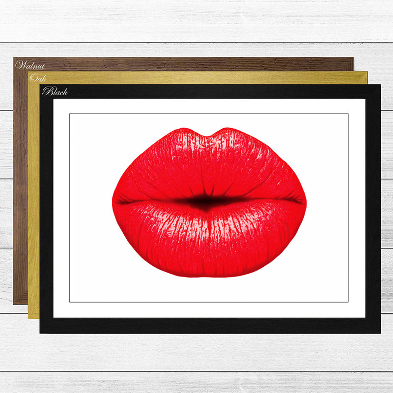 Single Picture Frame Print, Black