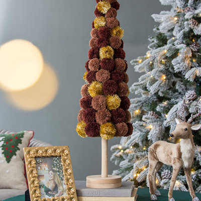 Colourful Christmas Tree Table Decor For Festive Coffee Table And Shelf Displays
