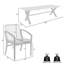 Eloisa 94.5'' Rectangular Outdoor Dining Set-693914780