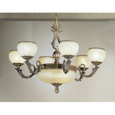 Comeaux 9 - Light Dimmable Wagon Wheel Chandelier