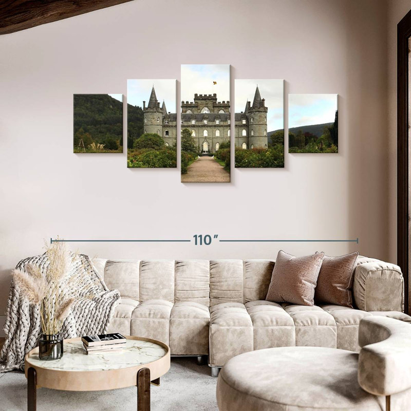 Scottish Inveraray Castle, 42" H x 92" W