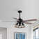 Brack 52'' Ceiling Fan with Light Kit