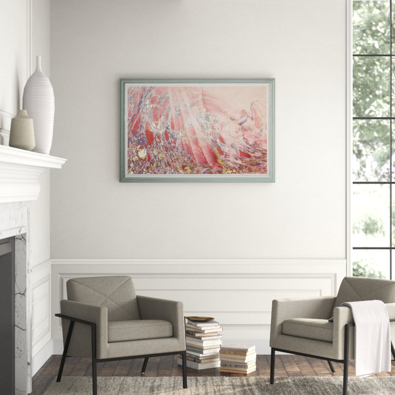 Rose Marbling Print