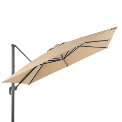  10'x10' Cantilever Umbrella Replacement Canopy for 8 Ribs Square Offset Umbrella
