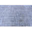 Tapis rétro Oushak avec frange bleue rétro
