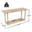 Buffet rectangulaire d'extérieur et console