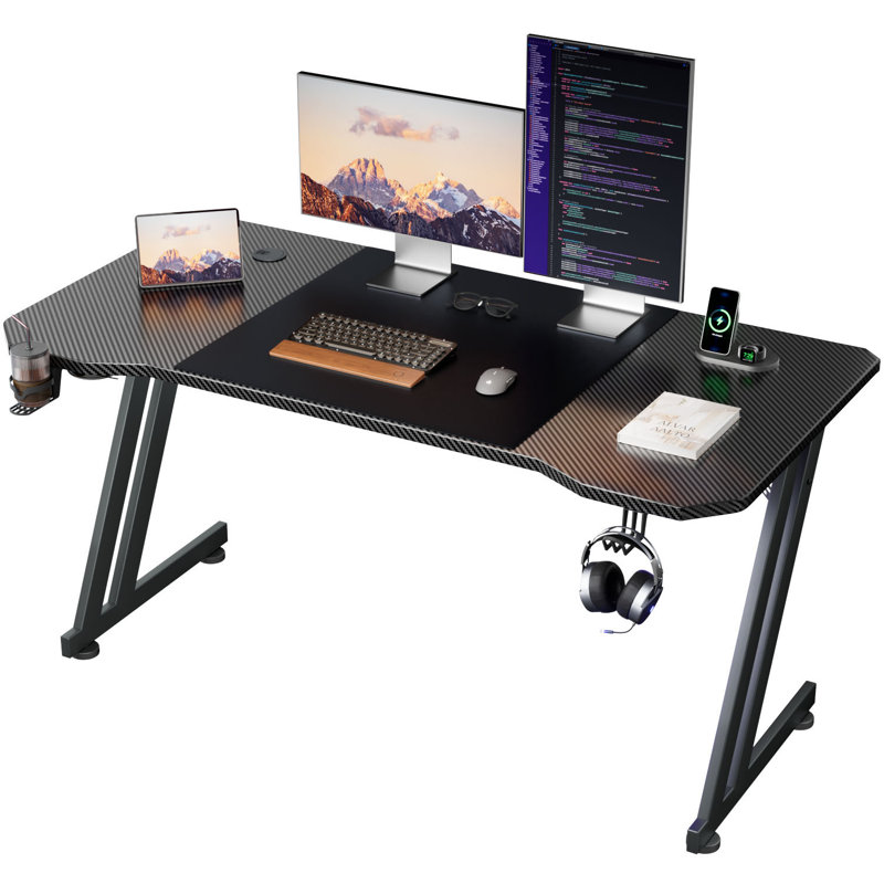 MDF Steel Computer Desk, 75cmH×120cmW×60cmD