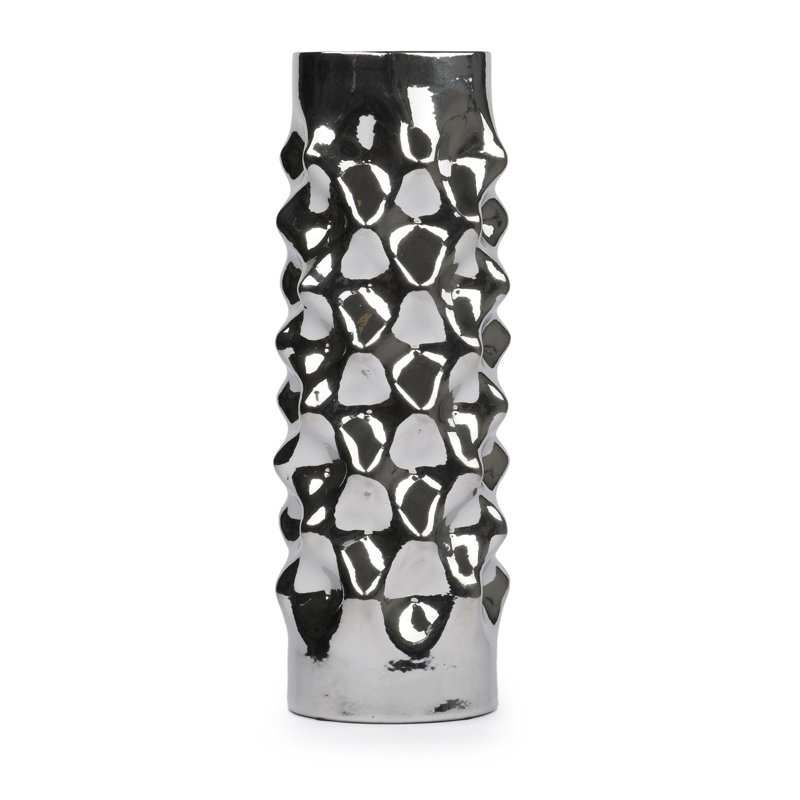 Germayne Ceramic Table Vase, Silver