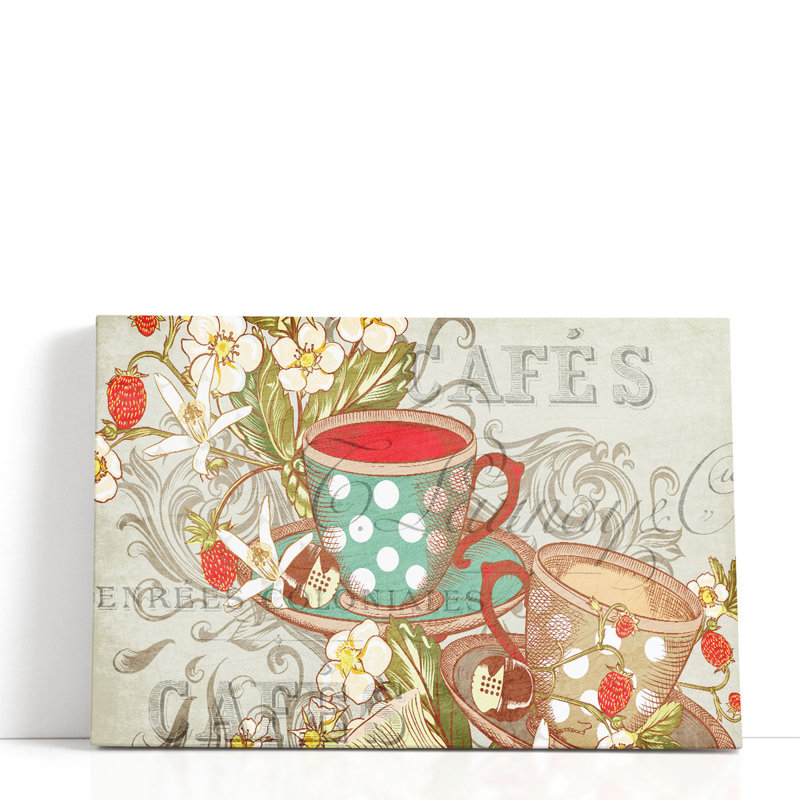 «Coffee or Tea», reproduction d'art sur toile, H 20 po x l 30 po