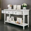 Console en bois massif 50,11 po Eulan-387396585