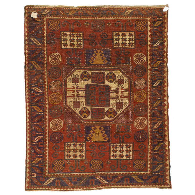 Tapis antique Karatchoph Kazak, vers 1870