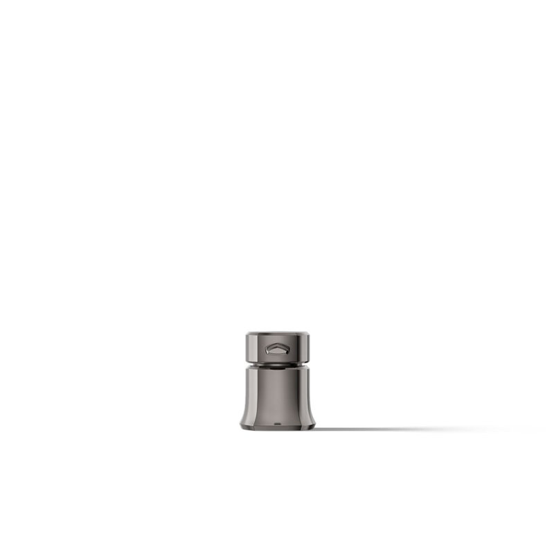 Occasion 2.25" W x 3.38" H Bathroom Faucet Handle, Titanium