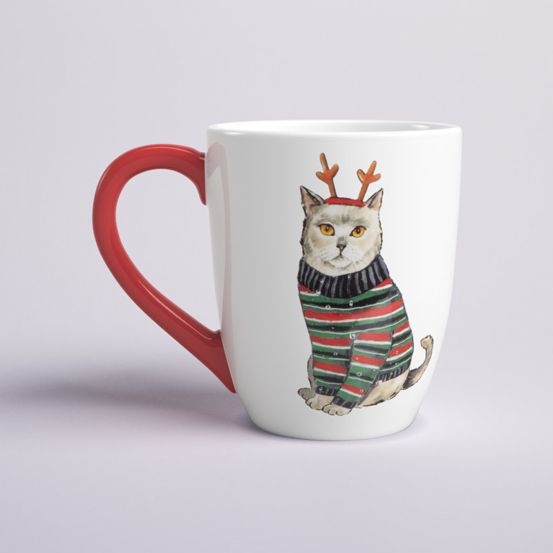 Tasse de Noël pour chat Agne
