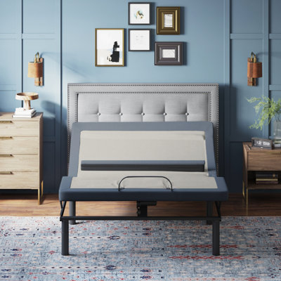 Base de lit réglable avec inclinaison polyvalente de la tête et des pieds, ajustement de la position lombaire et confort multiple - Caractéristiques améliorantes pour une détente optimale