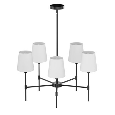 Lustre classique / traditionnel à 5 lumières Whittiker