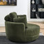 Fauteuil pivotant surdimensionné avec fonction de rangement - Tissu doux pour le salon spacieux en mousse-955339377